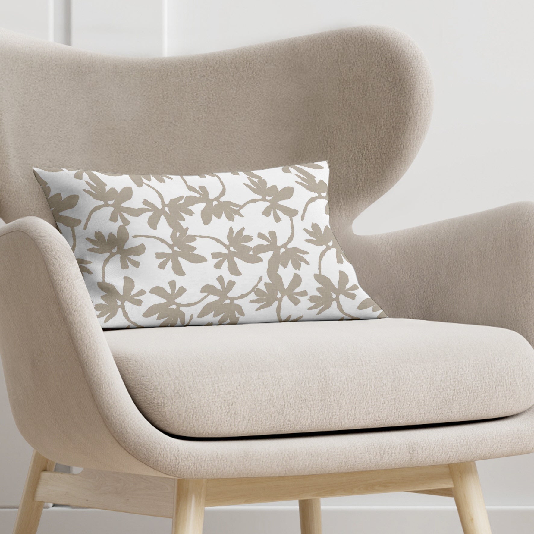 Funda de cojín Preston Marrón 30x50 cm